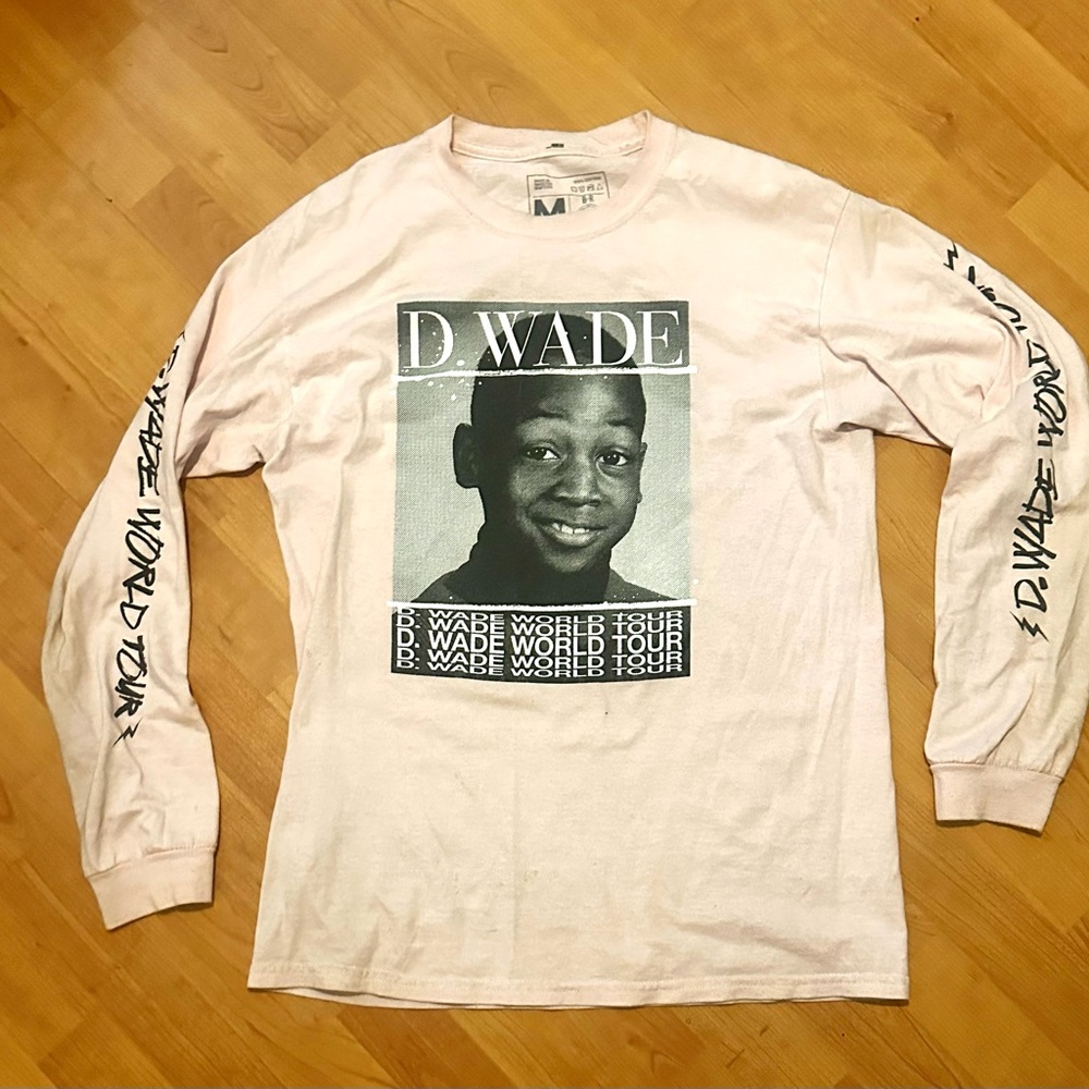 Cream Long Sleeve Tee with Graphic Design
